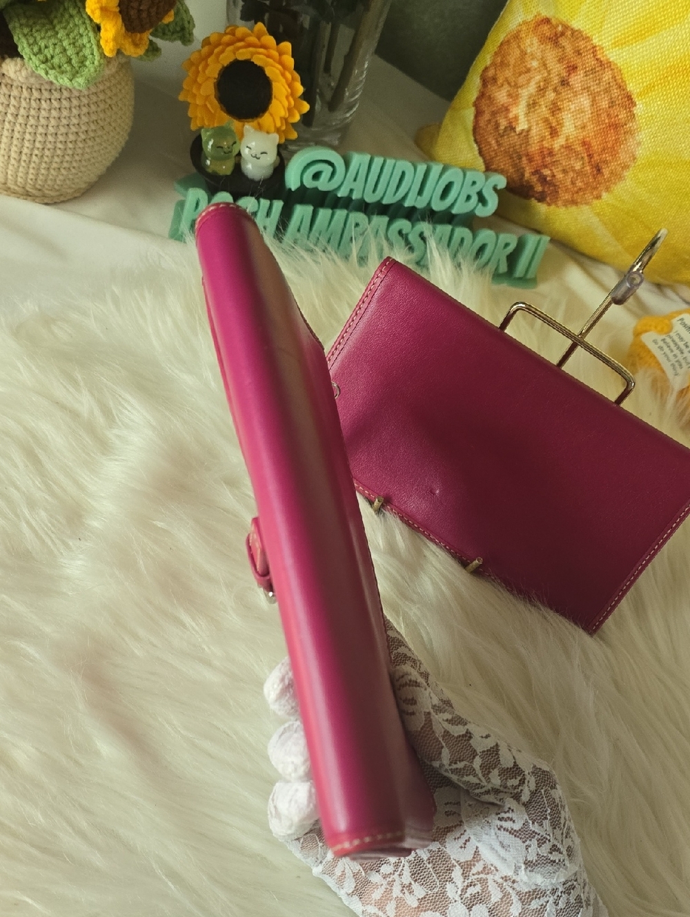 Coach Soho Y2k HOT FUSHIA Pink Women's Trifold Wallet And Rare Checkbook Cover - Picture 9 of 16